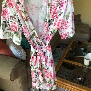 Floral lightweight mumu/robe
